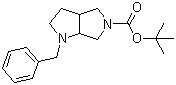 structure of CAS# 132414-80-3, 1-Benzylhexahydropyrrolo[3,4-b]pyrrole-5-carboxylic acid tert-butyl ester