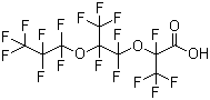 structure of CAS# 13252-14-7, 全氟-2,5-二甲基-3,6-二氧杂壬酸