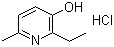 structure of CAS# 13258-59-8, 2-Ethyl-3-hydroxy-6-methylpyridine hydrochloride