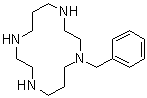 structure of CAS# 132723-93-4, 1-Benzyl-1,4,8,11-tetraazacyclotetradecane