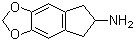 5,6-Methylenedioxy-2-aminoindan molecular structure (CAS 132741-81-2)
