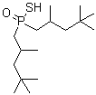 structure of CAS# 132767-86-3, Bis(2,4,4-trimethylpentyl)phosphinothioic acid