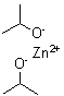 二异丙氧基锌分子结构 (CAS 13282-39-8)