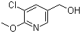 structure of CAS# 132865-53-3, (5-Chloro-6-methoxypyridin-3-yl)methanol