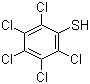 structure of CAS# 133-49-3, Pentachlorothiophenol