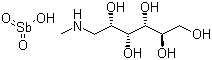 Methylglucamine antimonate molecular structure (CAS 133-51-7)