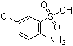 structure of CAS# 133-74-4, 5-Chloroorthanilic acid