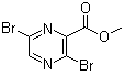 structure of CAS# 13301-04-7, 3,6-二溴吡嗪-2-羧酸甲酯
