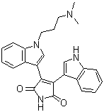 structure of CAS# 133052-90-1, 双吲哚马来酰亚胺 I