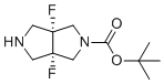 tert-butyl cis-3a,6a-difluoro-2,3,4,6-tetrahydro-1H-pyrrolo[3,4-c]pyrrole-5-carboxylate molecular structure (CAS 1330765-47-3)
