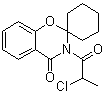 CAS # 1332594-11-2, 3-(2-Chloro-1-oxopropyl)spiro[2H-1,3-benzoxazine-2,1'-cyclohexan]-4(3H)-one