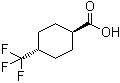 trans-4-(Trifluoromethyl)cyclohexanecarboxylic acid molecular structure (CAS 133261-33-3)