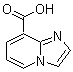 structure of CAS# 133427-08-4, Imidazo[1,2-a]pyridine-8-carboxylic acid