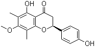 CAS # 133442-54-3, Angophorol, 2,3-Dihydro-5-hydroxy-2-(4-hydroxyphenyl)-7-methoxy-6,8-dimethyl-4H-1-benzopyran-4-one