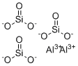 Silicic acid aluminum salt molecular structure (CAS 1335-30-4)