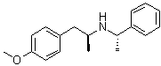 CAS 登录号：133505-53-0, [S-(R*,R*)]-4-甲氧基-alpha-甲基-N-(1-苯基乙基)苯乙胺