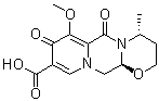 structure of CAS# 1335210-34-8, (4R,12aS)-3,4,6,8,12,12a-Hexahydro-7-methoxy-4-methyl-6,8-dioxo-2H-pyrido[1',2':4,5]pyrazino[2,1-b][1,3]oxazine-9-carboxylic acid