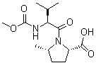 structure of CAS# 1335316-40-9, (5S)-N-(甲氧羰基)-L-缬氨酰-5-甲基-L-脯氨酸