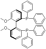 structure of CAS# 133545-16-1, (R)-(+)-(6,6'-二甲氧基联苯-2,2'-基)双(二苯基膦)