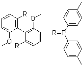 [(1S)-6,6'-Dimethoxy[1,1'-biphenyl]-2,2'-diyl]bis[bis(4-methylphenyl)phosphine molecular structure (CAS 133545-25-2)