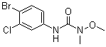 1-(3-Chloro-4-bromophenyl)-3-methyl-3-methoxyurea molecular structure (CAS 13360-45-7)