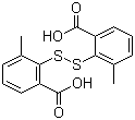 2,2'-二硫双(3-甲基苯甲酸)分子结构 (CAS 13363-59-2)