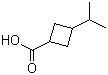 3-异丙基环丁基甲酸分子结构 (CAS 13363-91-2)
