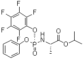 CAS # 1337529-56-2, N-[(R)-(2,3,4,5,6-Pentafluorophenoxy)phenoxyphosphinyl]-L-alanine 1-methylethyl ester