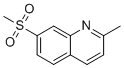 2-methyl-7-(methylsulfonyl)-Quinoline molecular structure (CAS 133772-24-4)