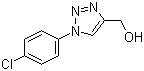 [1-(4-Chlorophenyl)-1H-1,2,3-triazol-4-yl]methanol molecular structure (CAS 133902-66-6)