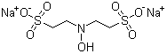 structure of CAS# 133986-51-3, 2,2'-(Hydroxyimino)bisethanesulfonic acid disodium