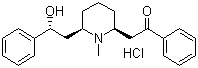 structure of CAS# 134-63-4, alpha-Lobeline hydrochloride