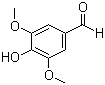 CAS # 134-96-3, 3,5-Dimethoxy-4-hydroxybenzaldehyde, 4-Hydroxy-3,5-dimethoxybenzaldehyde, Syringaldehyde