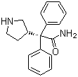 structure of CAS# 134002-25-8, 3-(S)-(1-Carbamoyl-1,1-diphenylmethyl)pyrrolidine