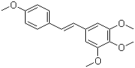 structure of CAS# 134029-62-2, 3,4,5,4'-Tetramethoxystilbene