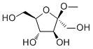 Methyl beta-D-fructofuranoside molecular structure (CAS 13403-14-0)