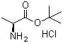 structure of CAS# 13404-22-3, tert-Butyl L-alaninate hydrochloride
