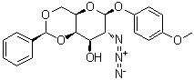 CAS # 1340541-47-0, 4-Methoxyphenyl 2-azido-2-deoxy-4,6-O-[(S)-phenylmethylene]-beta-D-galactopyranoside