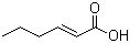 trans-2-Hexenoic acid molecular structure (CAS 13419-69-7)
