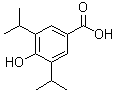 CAS # 13423-73-9, 4-Hydroxy-3,5-diisopropylbenzoic acid, 4-Hydroxy-3,5-bis(1-methylethyl)benzoic acid