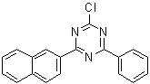 structure of CAS# 1342819-12-8, 2-氯-4-(2-萘基)-6-苯基-1,3,5-三嗪
