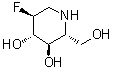 CAS 登录号：134336-23-5, (2R,3R,4S,5S)-5-氟-2-(羟基甲基)-3,4-哌啶二醇