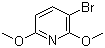 structure of CAS# 13445-16-4, 3-Bromo-2,6-dimethoxypyridine