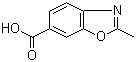 structure of CAS# 13452-14-7, 2-甲基-1,3-苯并恶唑-6-羧酸