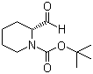 structure of CAS# 134526-69-5, (R)-2-Formyl-1-piperidinecarboxylic acid tert-butyl ester