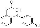 CAS 登录号：13459-62-6, 2-[(4-氯苯基)硫基]-苯乙酸