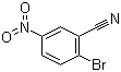 2-溴-5-硝基苯甲腈分子结构 (CAS 134604-07-2)
