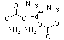 structure of CAS# 134620-00-1, 四氨基二碳酸氢钯