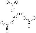 structure of CAS# 13465-60-6, Scandium(III) nitrate