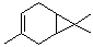 delta-3-Carene molecular structure (CAS 13466-78-9)